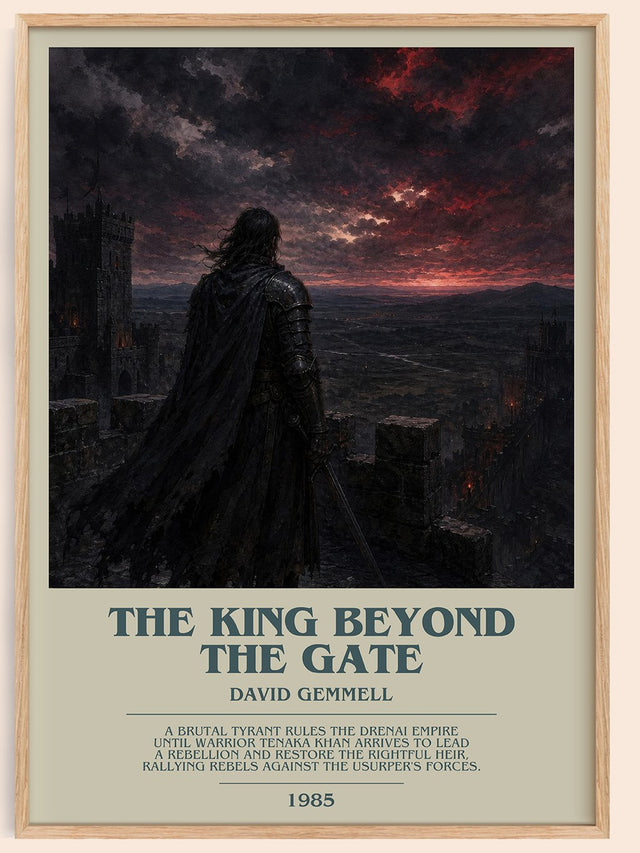 The King Beyond the Gate Bookish Wall Art by David Gemmell