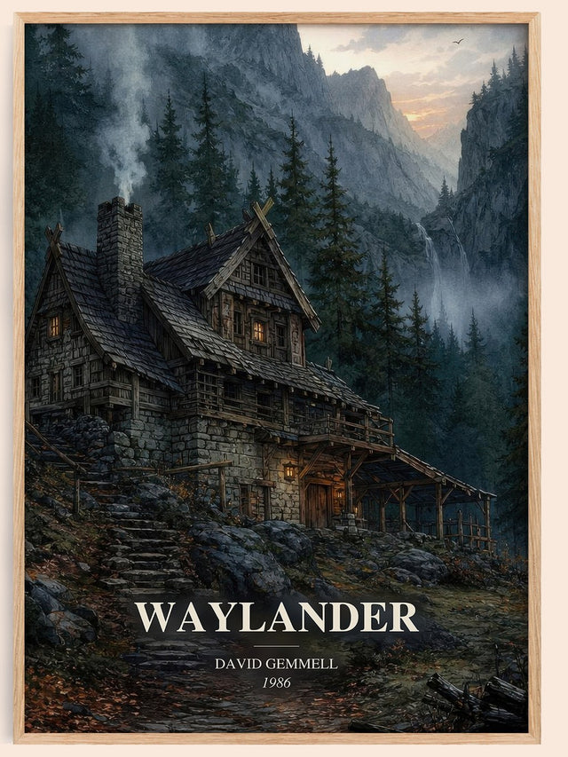 Waylander Book Watercolour Illustration by David Gemmell