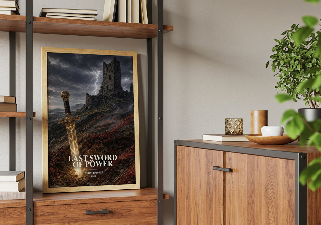 Last Sword of Power book watercolour illustration paper finish options – matte satin gloss