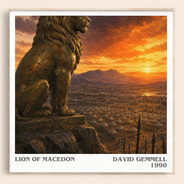 Lion of Macedon Literary Art Print by David Gemmell