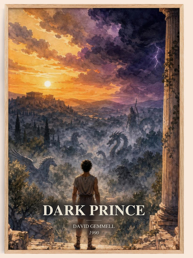 Dark Prince Book Watercolour Illustration by David Gemmell