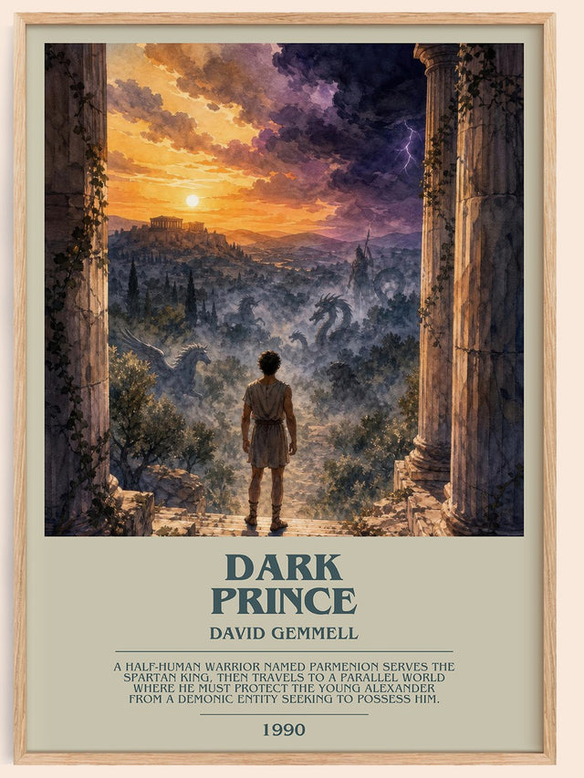 Dark Prince Bookish Wall Art by David Gemmell