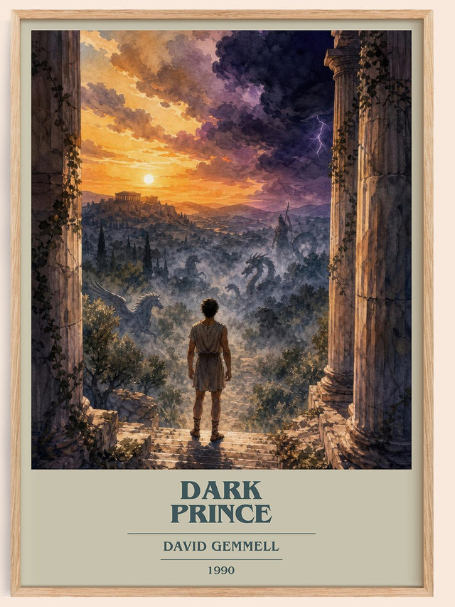 Dark Prince Book Cover Poster by David Gemmell