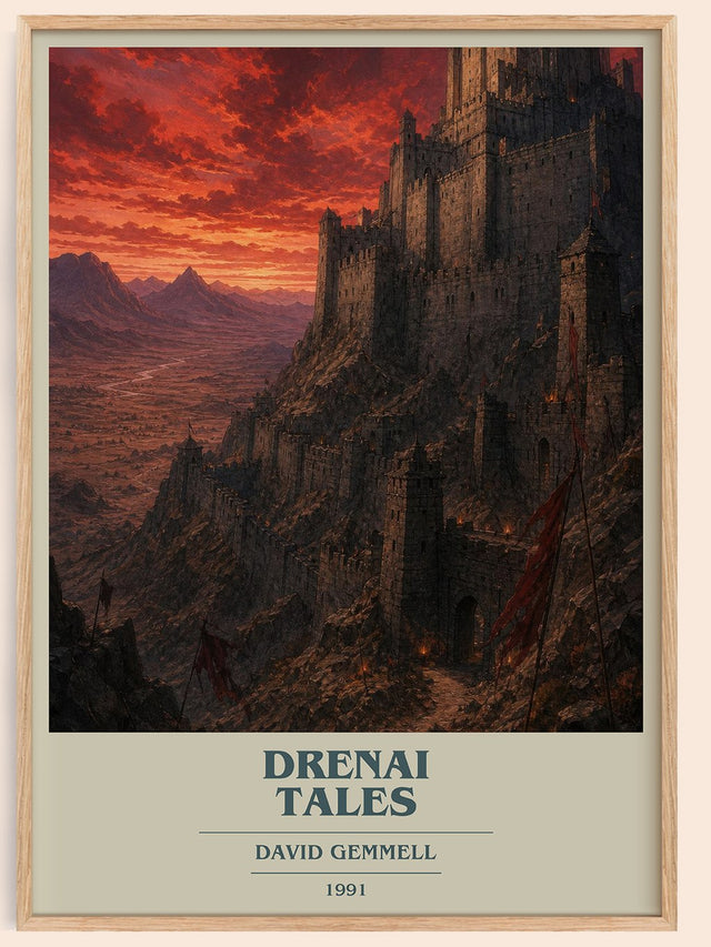 Drenai Tales Book Cover Poster by David Gemmell