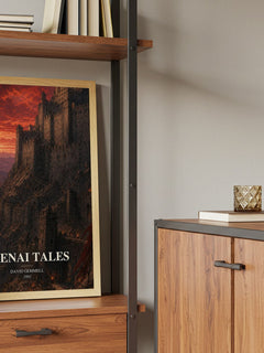 Drenai Tales book watercolour illustration paper finish options – matte satin gloss