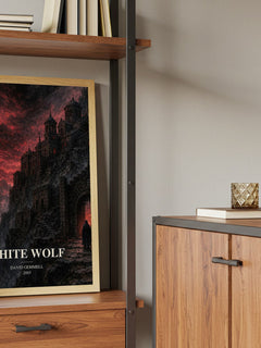 White Wolf book watercolour illustration paper finish options – matte satin gloss