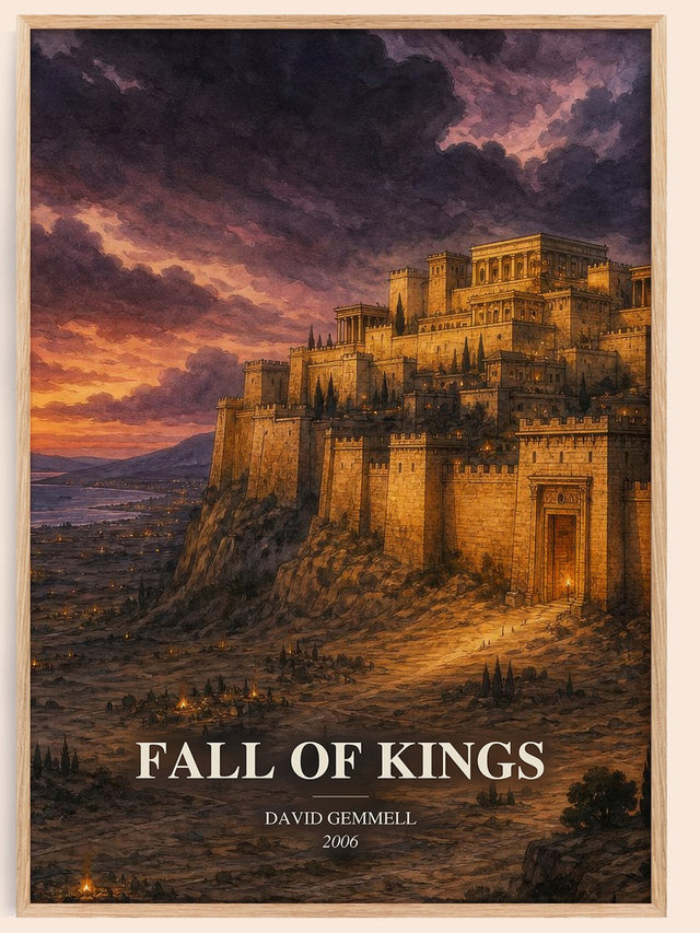 Fall of Kings Book Watercolour Illustration by David Gemmell