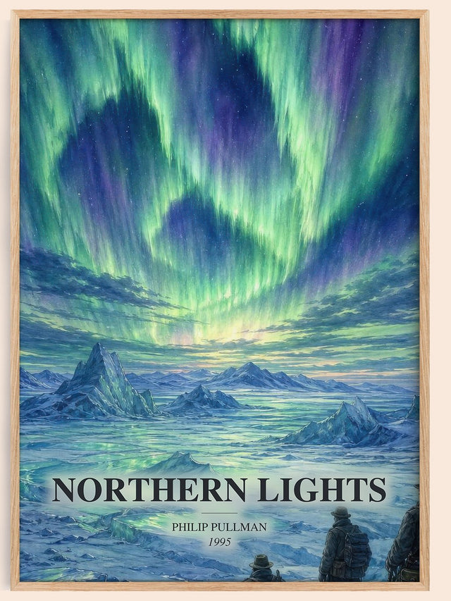 Northern Lights Book Watercolour Illustration by Philip Pullman