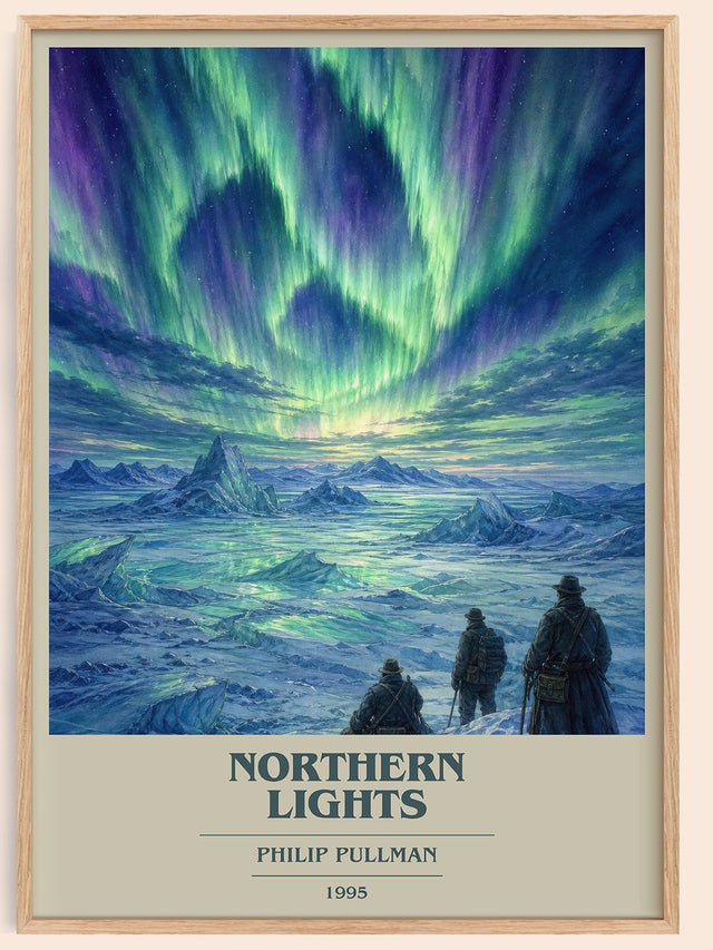 Northern Lights Book Cover Poster by Philip Pullman