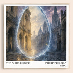 The Subtle Knife Literary Art Print by Philip Pullman