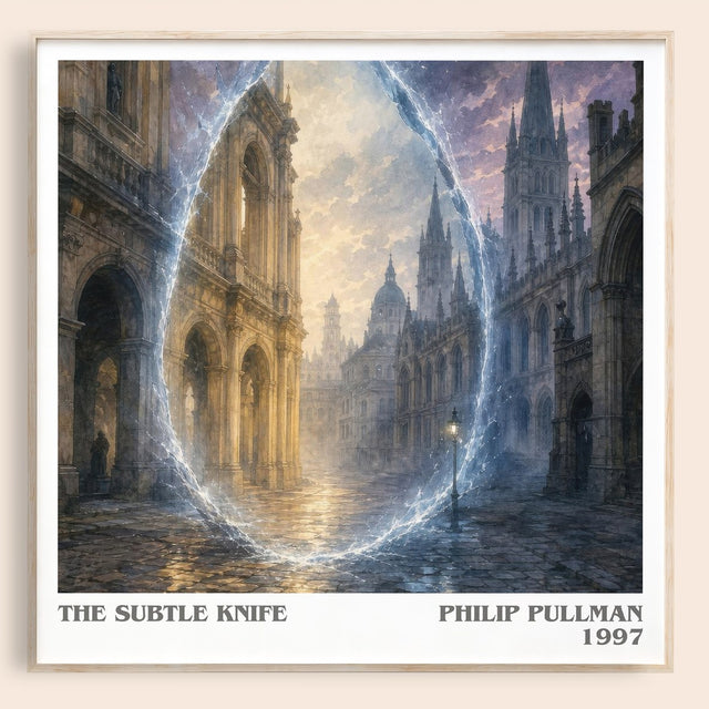 The Subtle Knife Literary Art Print by Philip Pullman