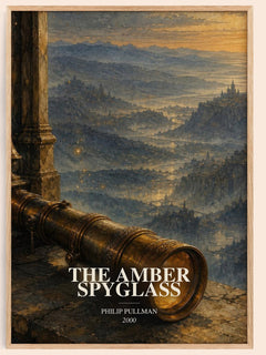 The Amber Spyglass Book Watercolour Illustration by Philip Pullman