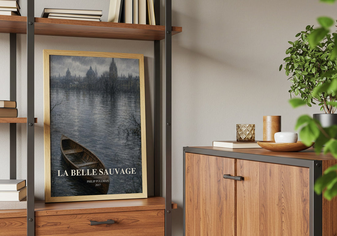 La Belle Sauvage book watercolour illustration paper finish options – matte satin gloss