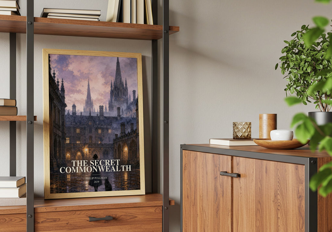 The Secret Commonwealth book watercolour illustration paper finish options – matte satin gloss