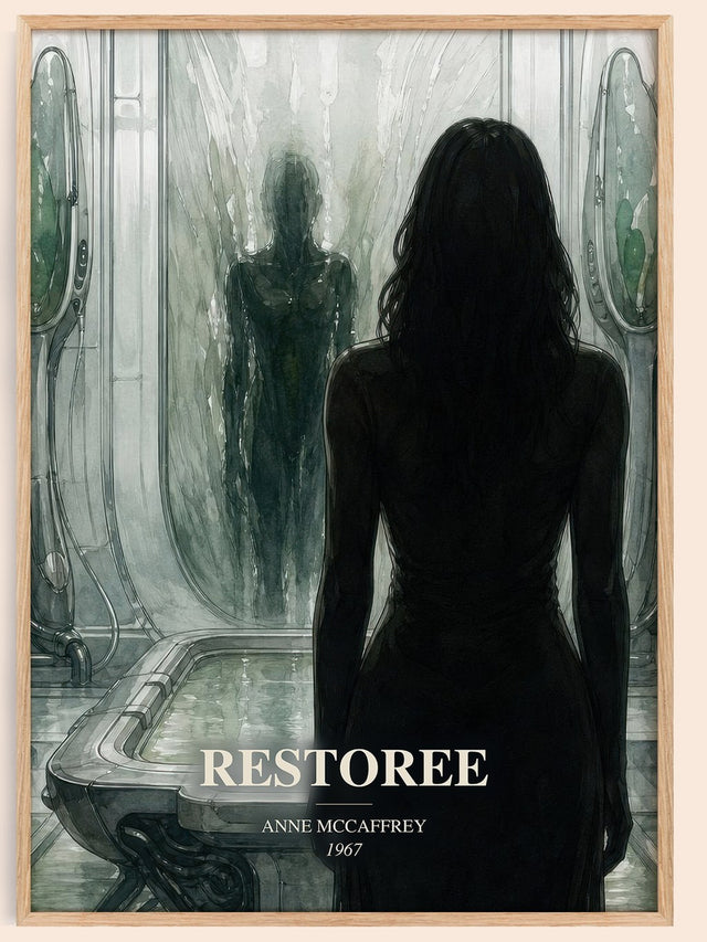 Restoree Book Watercolour Illustration by Anne McCaffrey