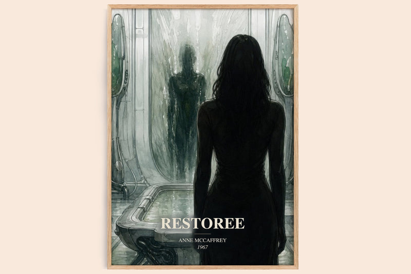 Restoree Book Watercolour Illustration by Anne McCaffrey (Edge style)