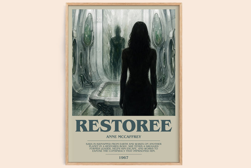 Restoree Bookish Wall Art by Anne McCaffrey (Modern style)