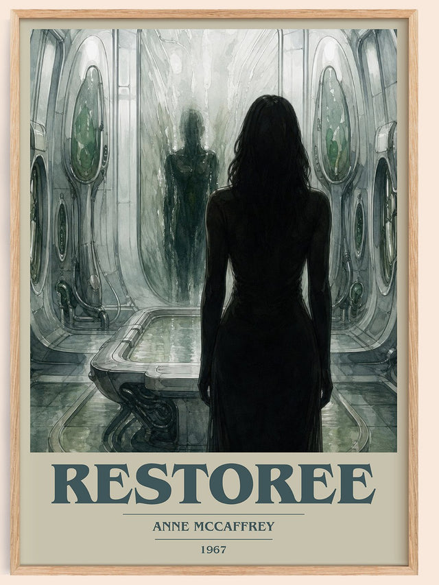 Restoree Book Cover Poster by Anne McCaffrey