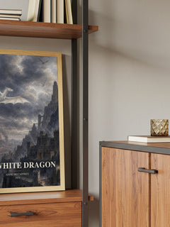 The White Dragon book watercolour illustration paper finish options – matte satin gloss