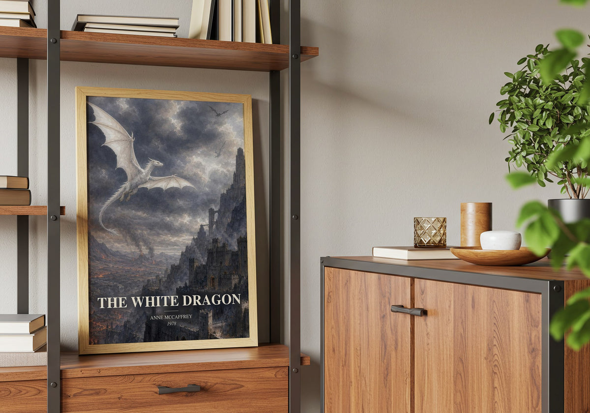 The White Dragon book watercolour illustration paper finish options – matte satin gloss