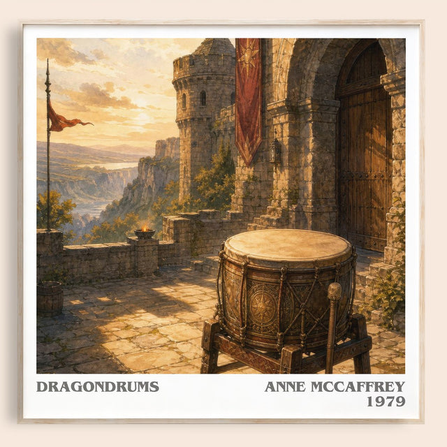 Dragondrums Literary Art Print by Anne McCaffrey