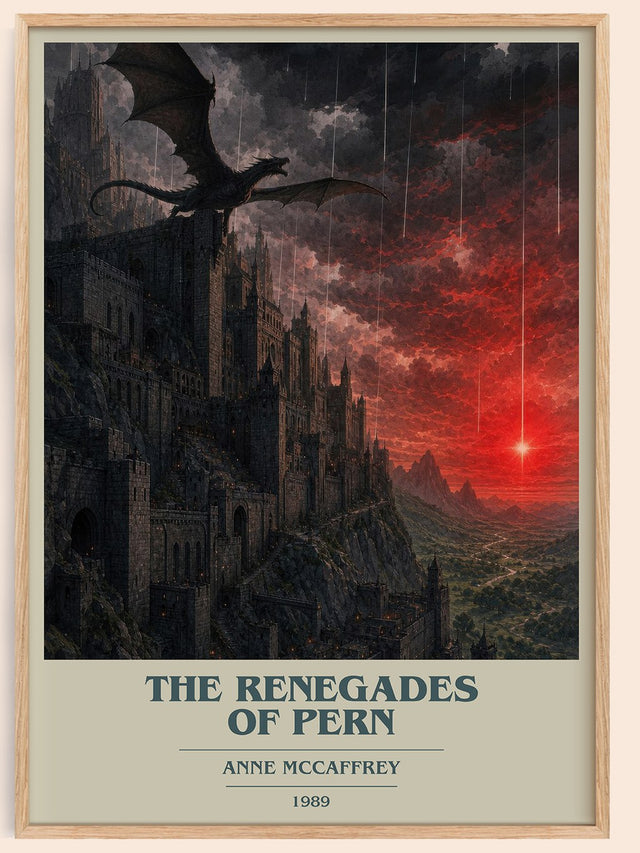 The Renegades of Pern Book Cover Poster by Anne McCaffrey