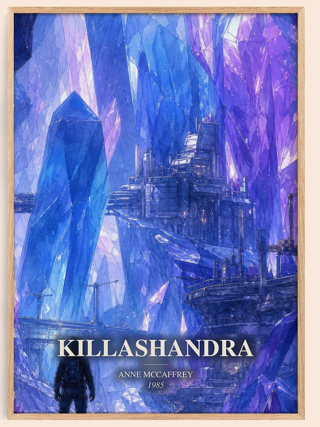 Killashandra Book Watercolour Illustration by Anne McCaffrey