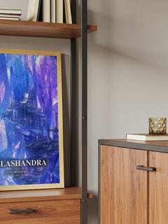 Killashandra book watercolour illustration paper finish options – matte satin gloss