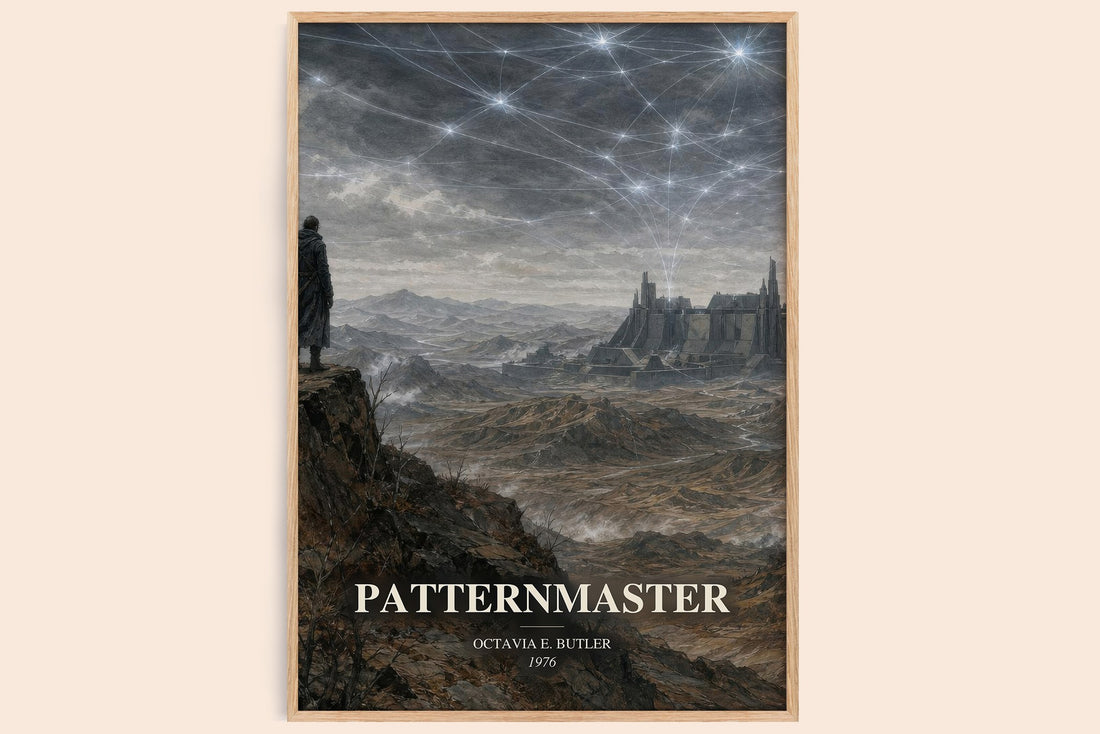 Patternmaster watercolour book poster by Octavia E. Butler – framed literary art print