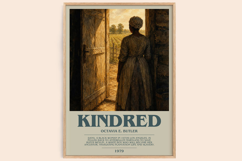 Kindred Bookish Wall Art by Octavia E. Butler (Modern style)