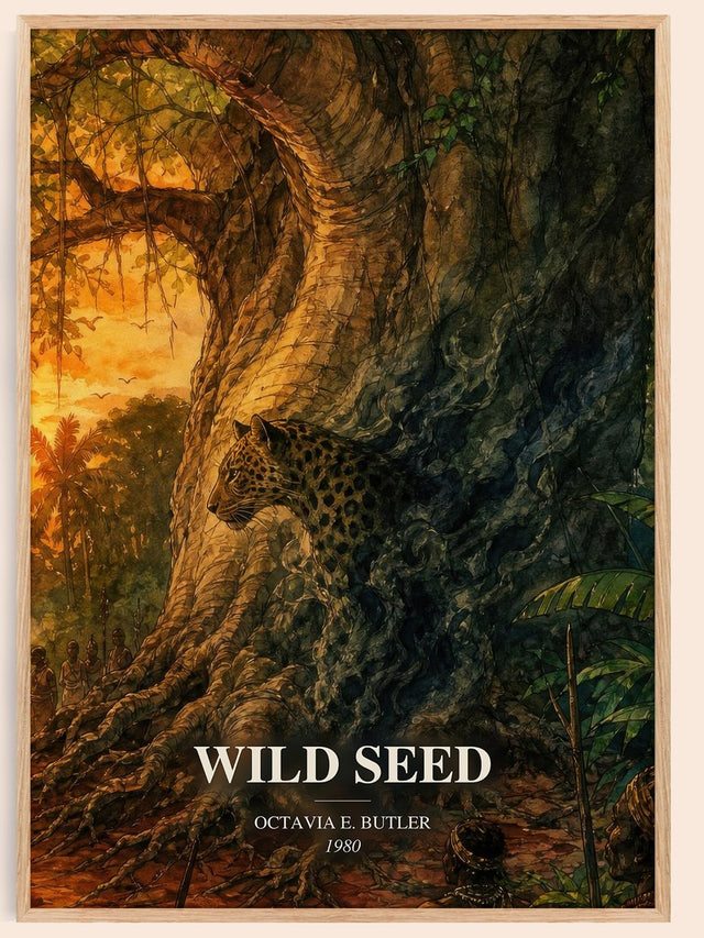 Wild Seed Book Watercolour Illustration by Octavia E. Butler