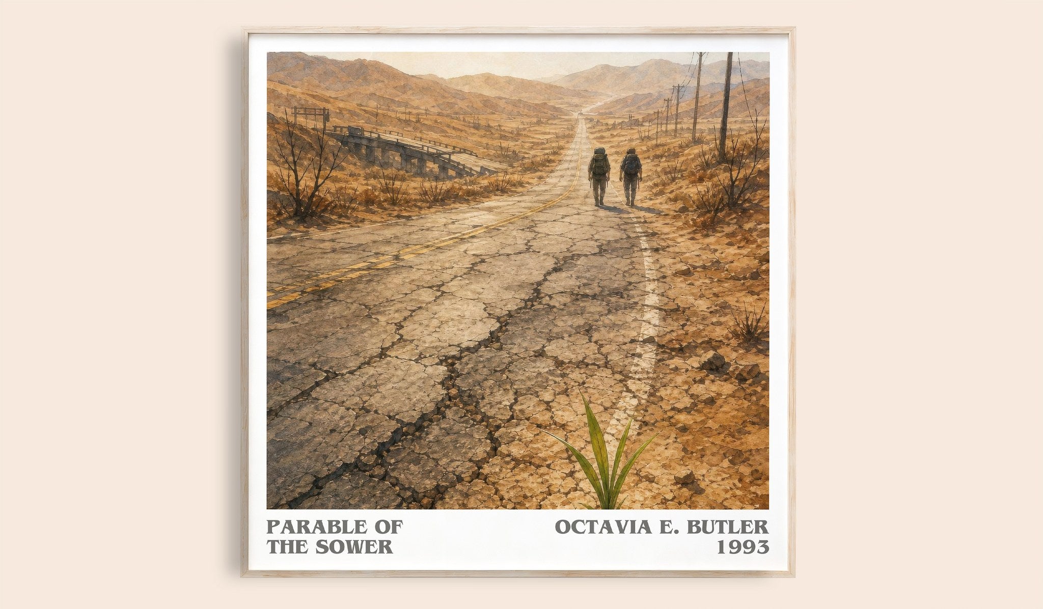 Parable of the Sower Literary Art Print by Octavia E. Butler