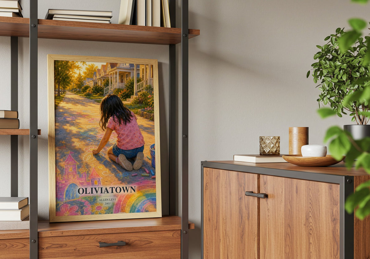Oliviatown book watercolour illustration paper finish options – matte satin gloss