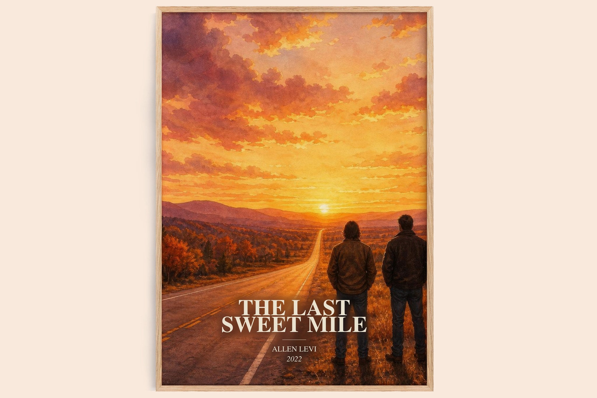 The Last Sweet Mile Book Watercolour Illustration by Allen Levi