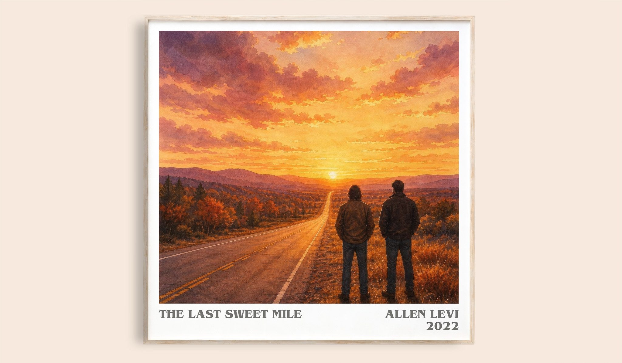 The Last Sweet Mile Literary Art Print by Allen Levi