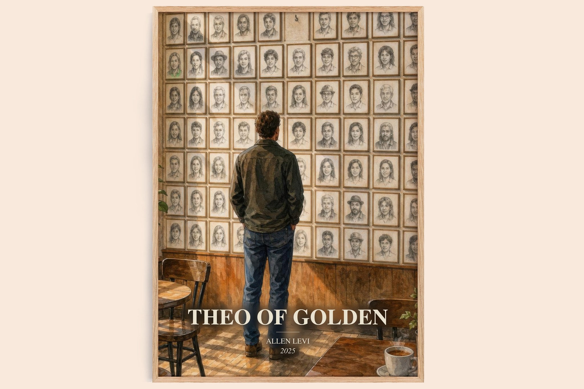 Theo of Golden Book Watercolour Illustration by Allen Levi