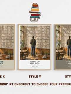 Theo of Golden Book Cover Poster by Allen Levi – Style X, Y and Z side by side – choose your finish