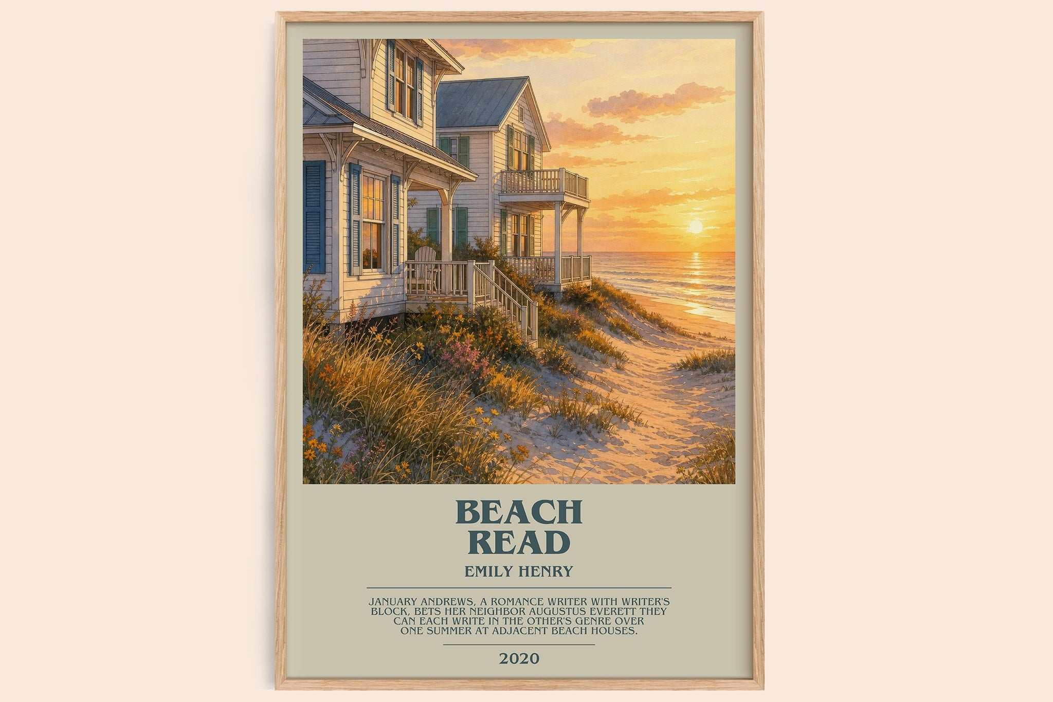 Beach Read Bookish Wall Art by Emily Henry