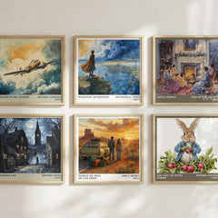 People We Meet on Vacation literary art print colour and style options – Emily Henry book art