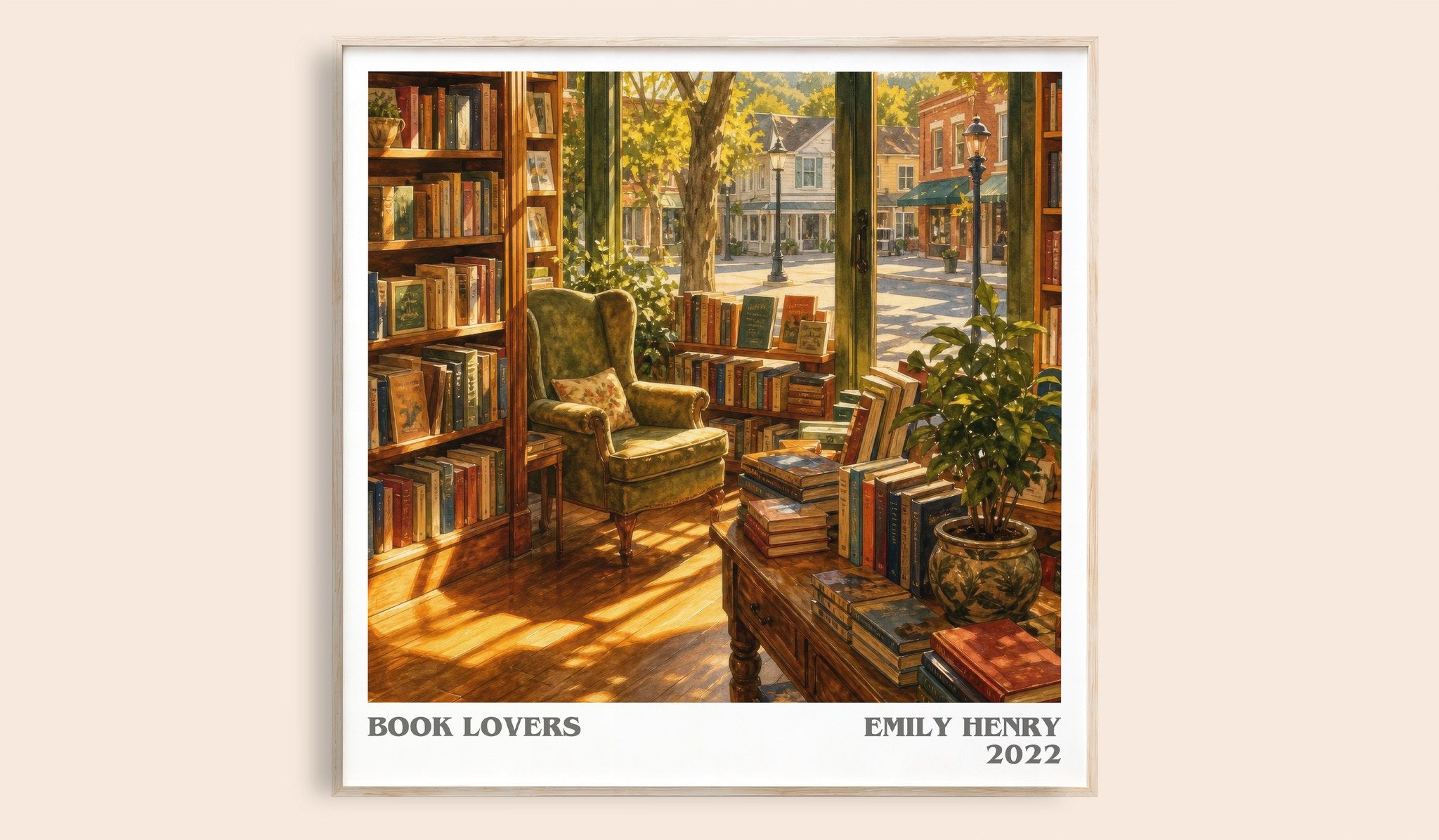 Book Lovers Literary Art Print by Emily Henry
