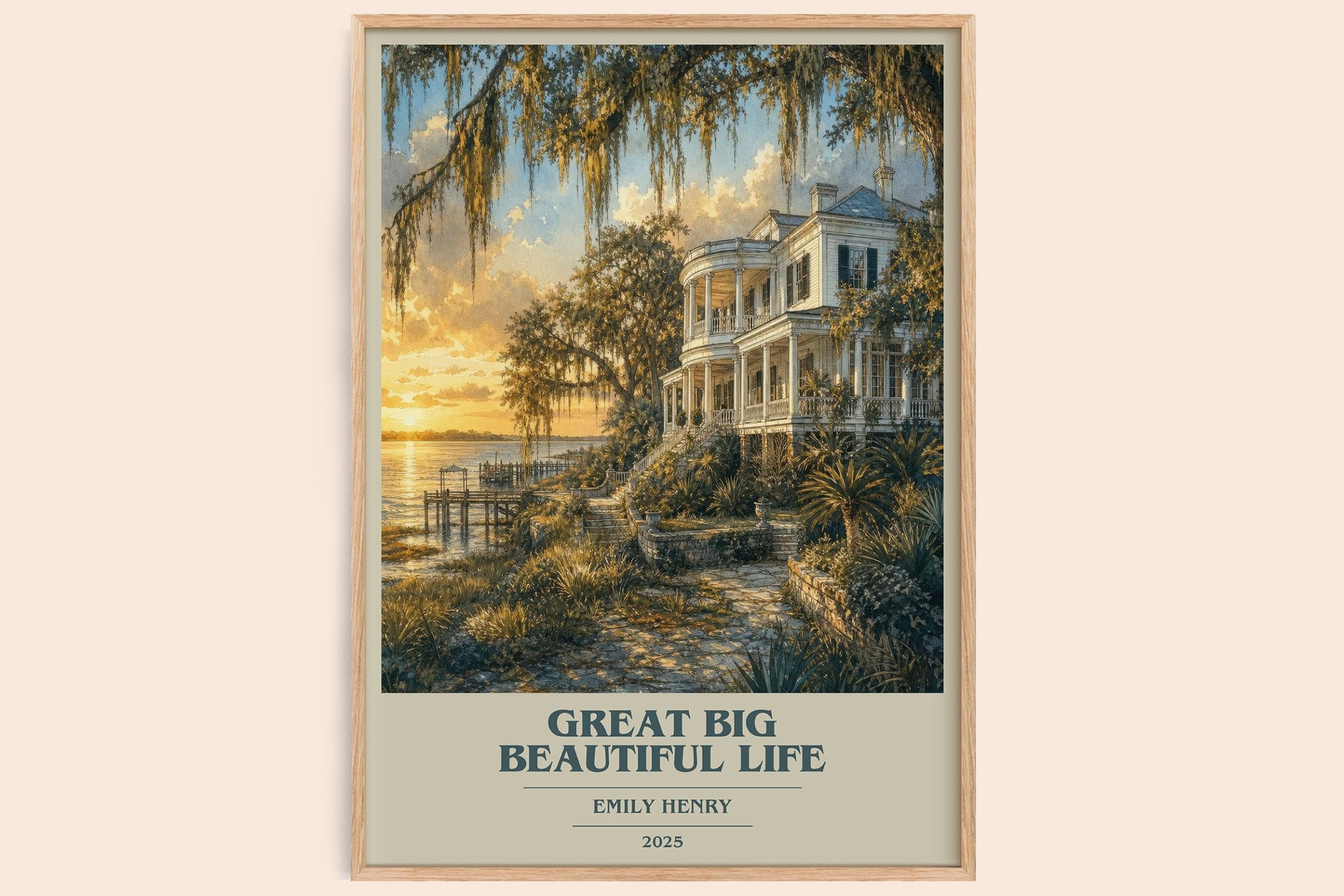 Great Big Beautiful Life Book Cover Poster by Emily Henry
