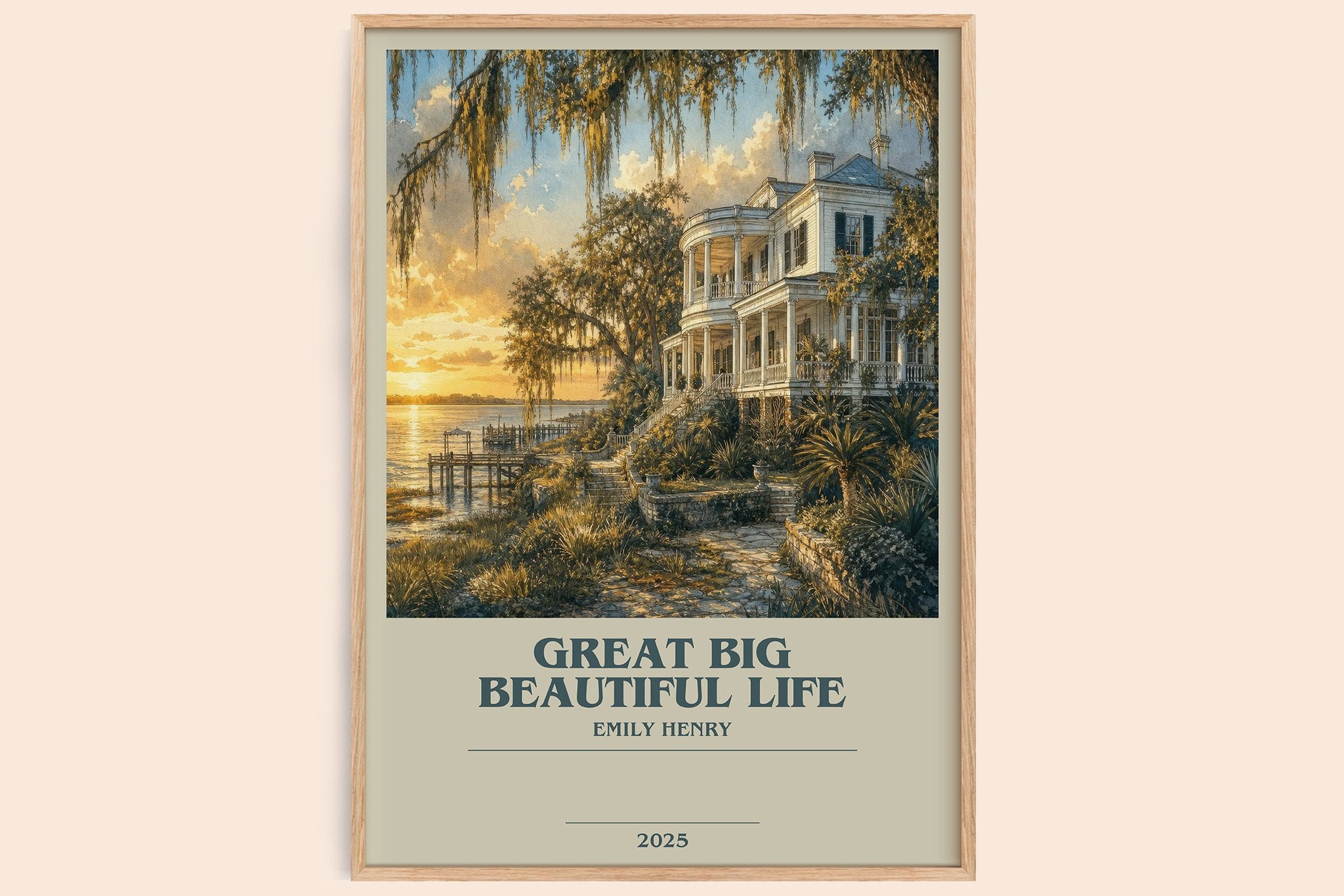 Great Big Beautiful Life Bookish Wall Art by Emily Henry