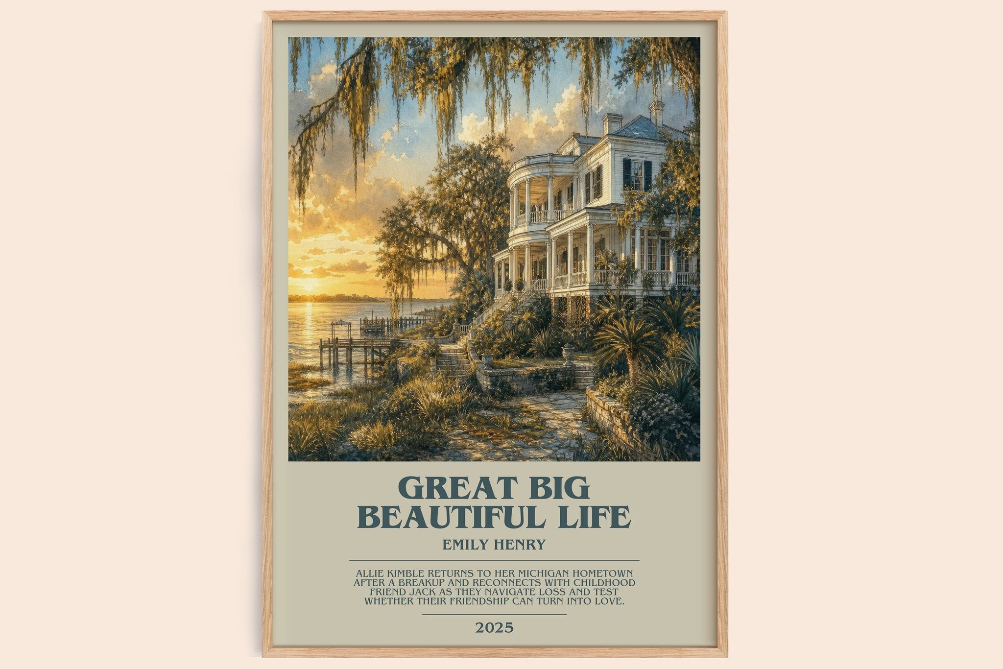 Great Big Beautiful Life Bookish Wall Art by Emily Henry