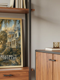 Great Big Beautiful Life book watercolour illustration paper finish options – matte satin gloss