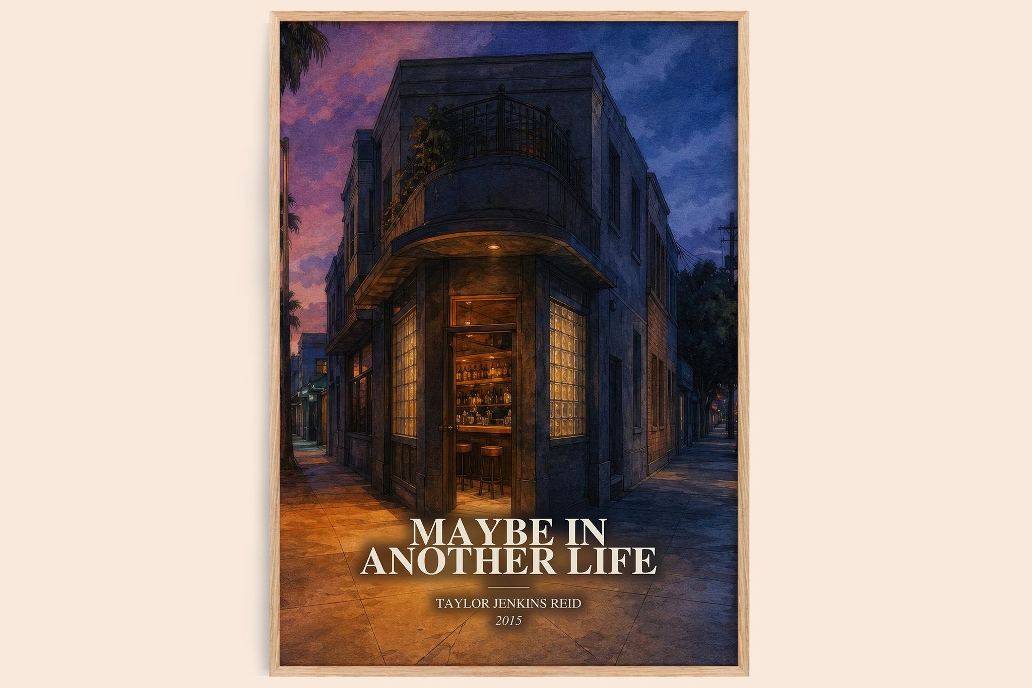 Maybe in Another Life Book Watercolour Illustration by T. Reid