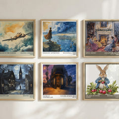 Maybe in Another Life literary art print colour and style options – Taylor Jenkins Reid book art
