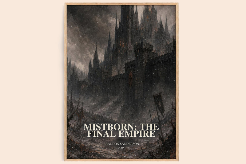 Mistborn: The Final Empire Book Watercolour Illustration – B. (Edge style)