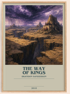 The Way of Kings Bookish Wall Art by Brandon Sanderson