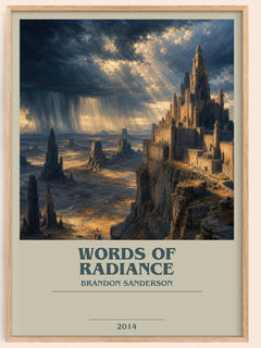 Words of Radiance Bookish Wall Art by Brandon Sanderson