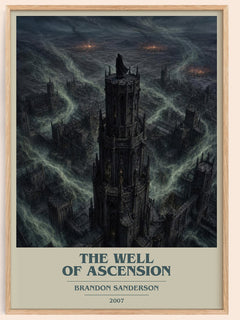 The Well of Ascension Book Cover Poster by Brandon Sanderson